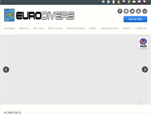Tablet Screenshot of eurodivers.nu